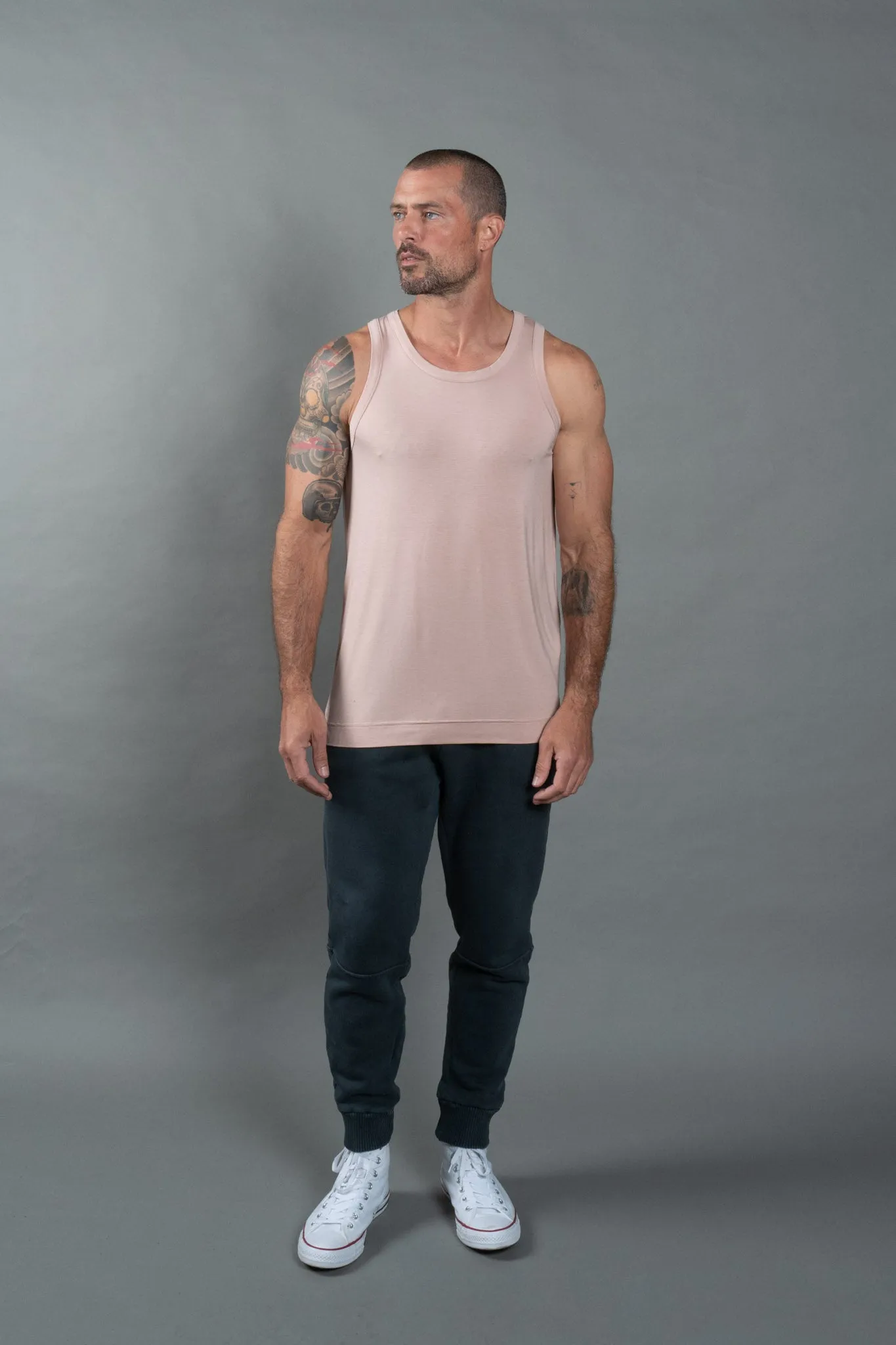 Men's Modal Hi-Lo Tank