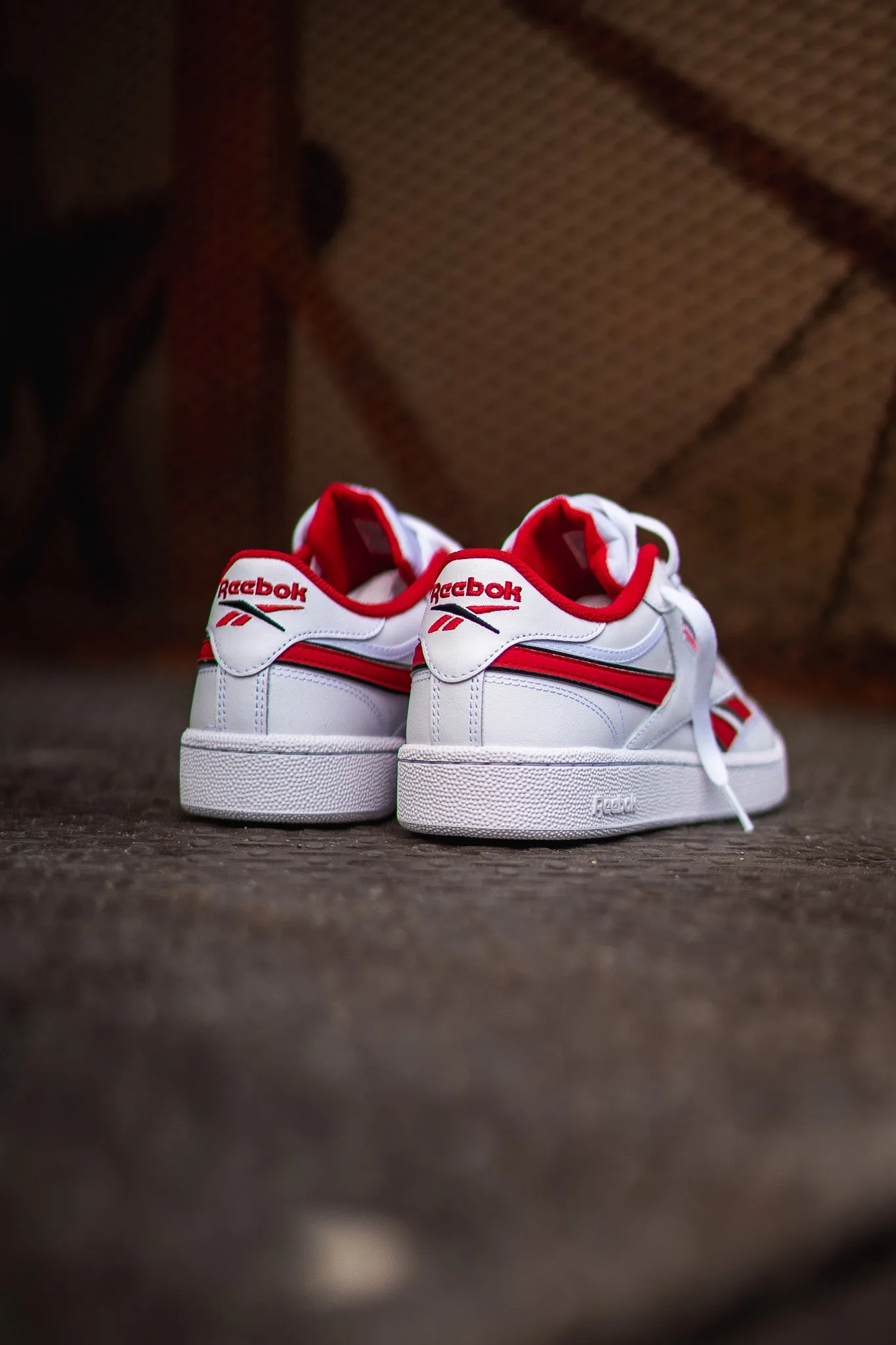 Mens Reebok Club C Revenge (White/Red)