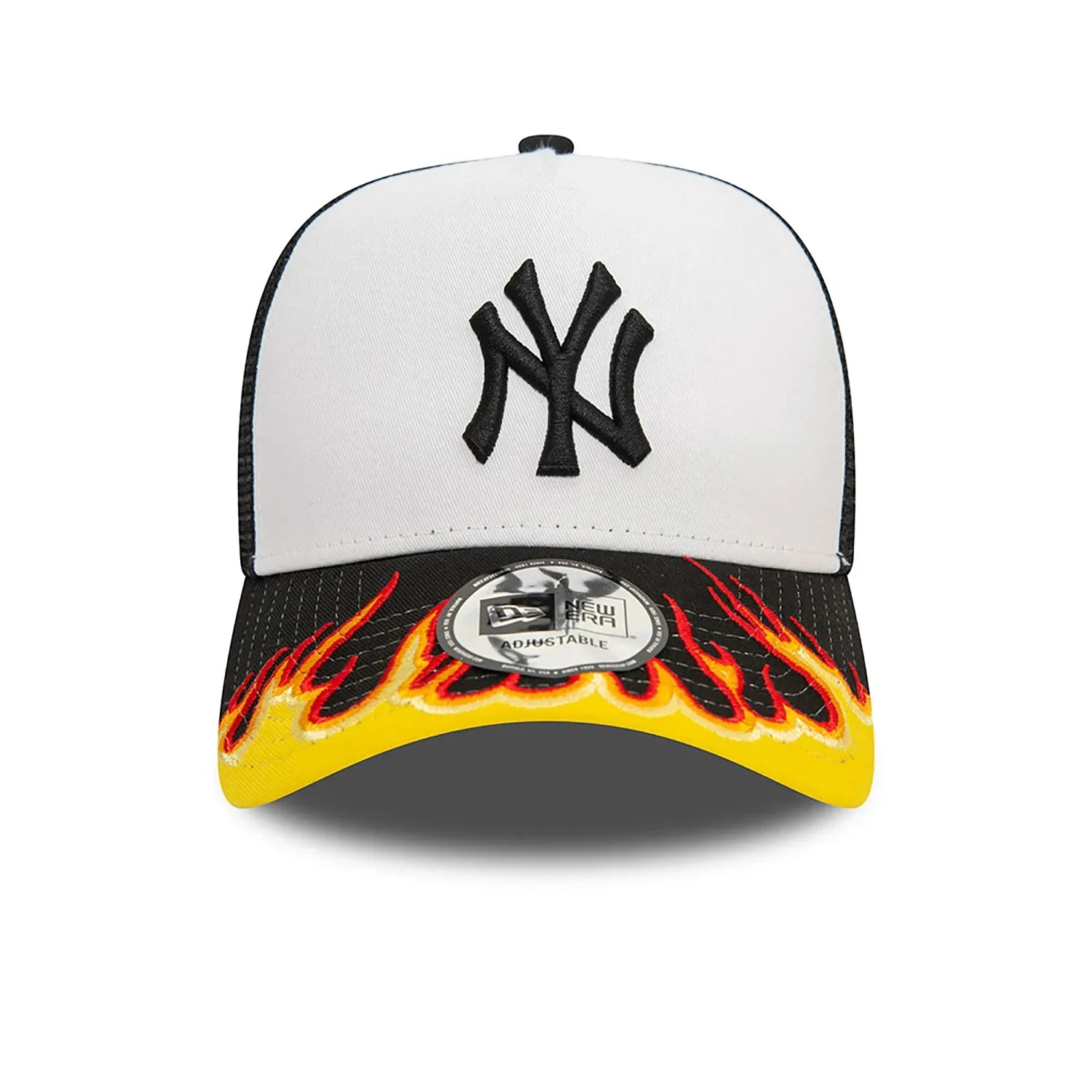 NEW ERA New York Yankees Black Flame Trucker Cap