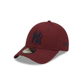 NEW ERA New York Yankees League Essentials Maroon 9FORTY Adjustable Cap