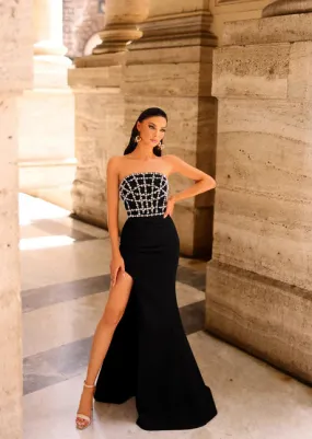 NICOLETTA Ariella Gown - Black