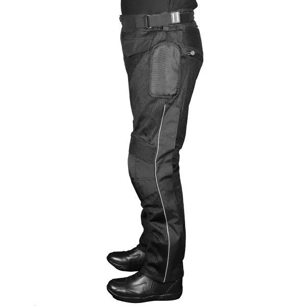 NY BLACK STINGER MESH MOTORCYCLE PANTS