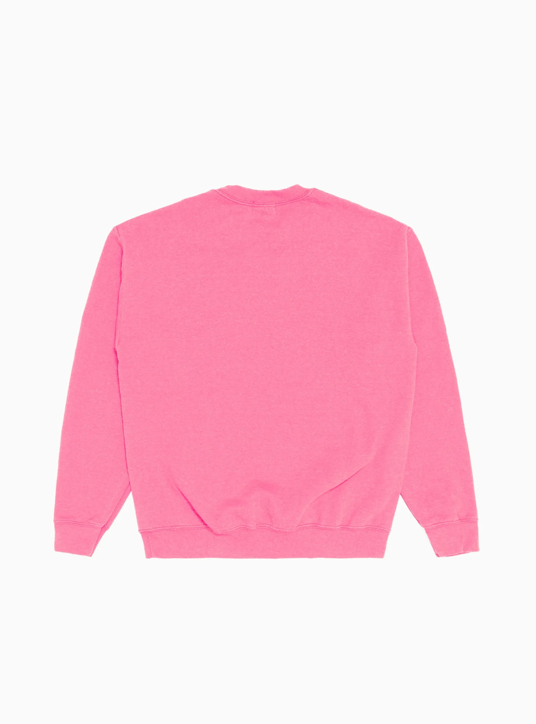 Pigment Dyed Sweatshirt Pink