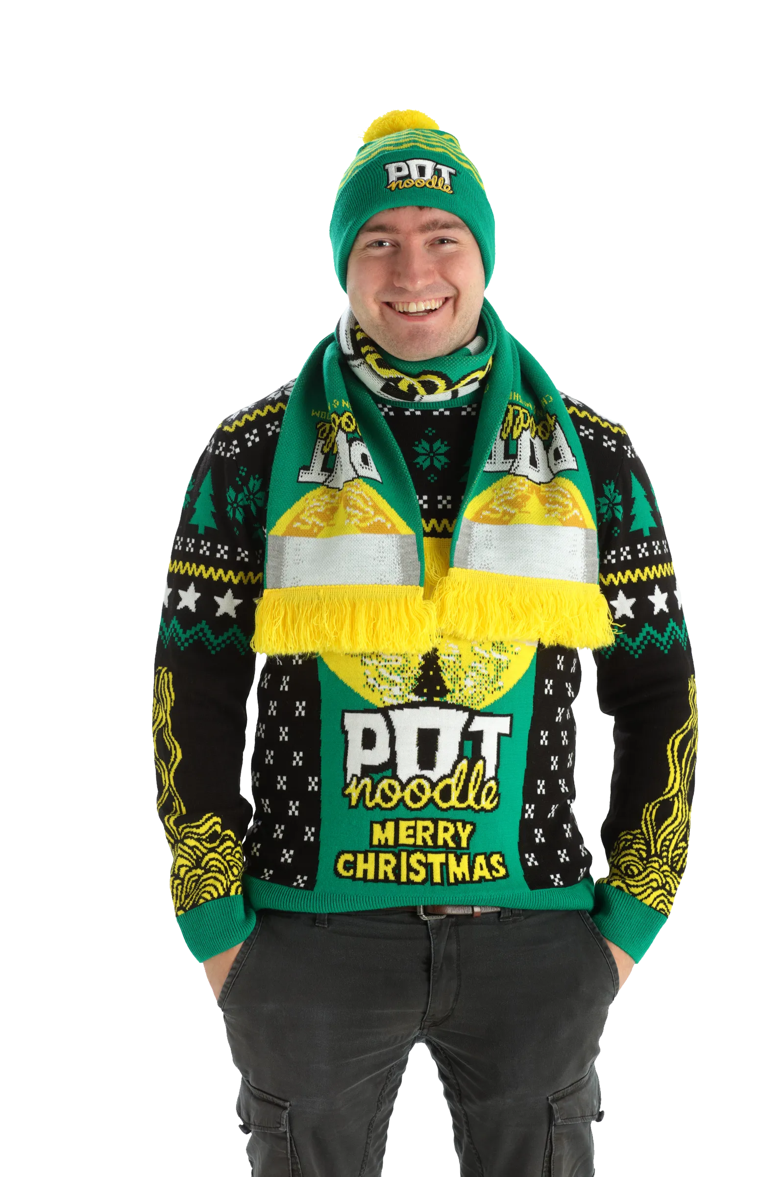 Pot Noodle® Official Knitted Scarf - Limited Edition