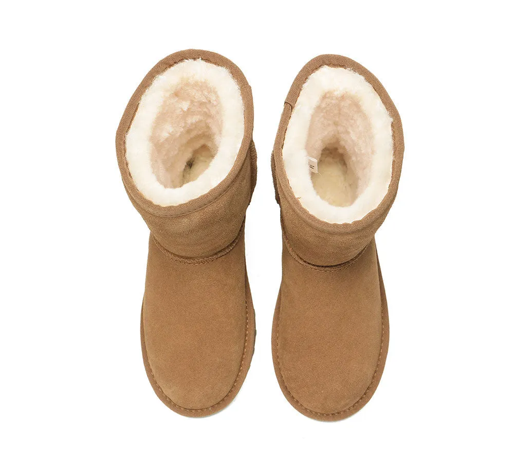 Premium Australian Sheepskin Boots Unisex Short Classic Plus