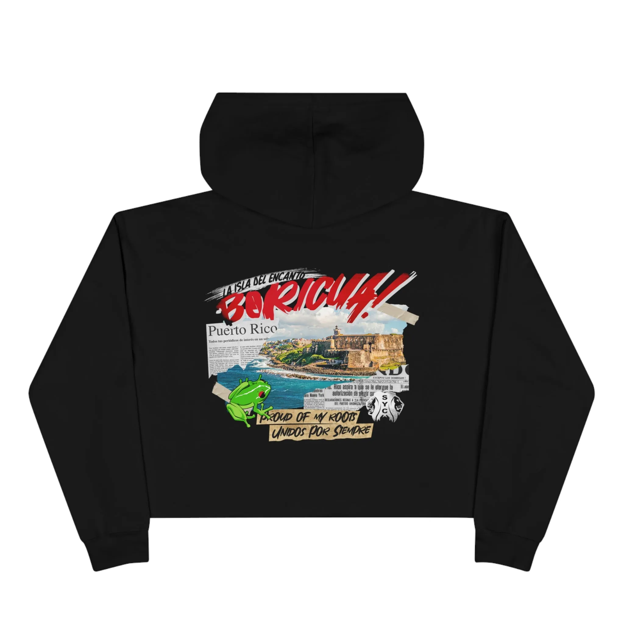 Puerto Rico- Crop Hoodie