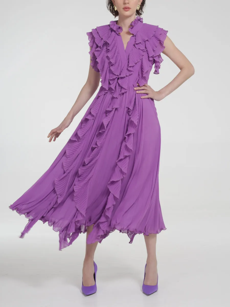 RAQUEL OROZCO Arles Dress - Lavander