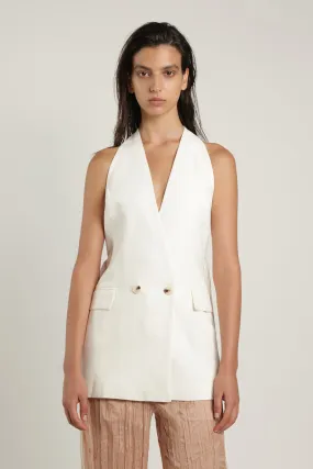 SABINA MUSAYEV Lincoln Vest - White Snow