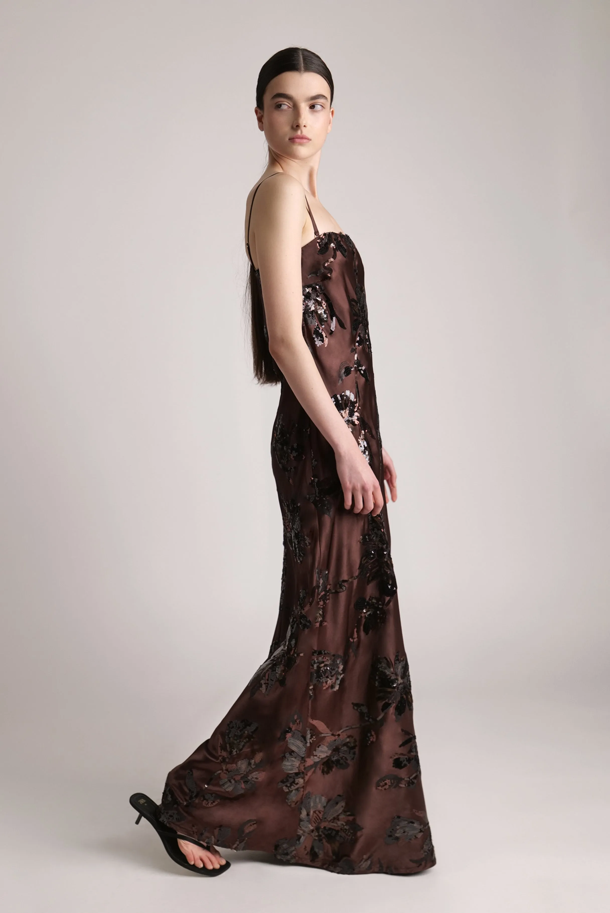 SABINA MUSAYEV Raya Dress - Dark Brown