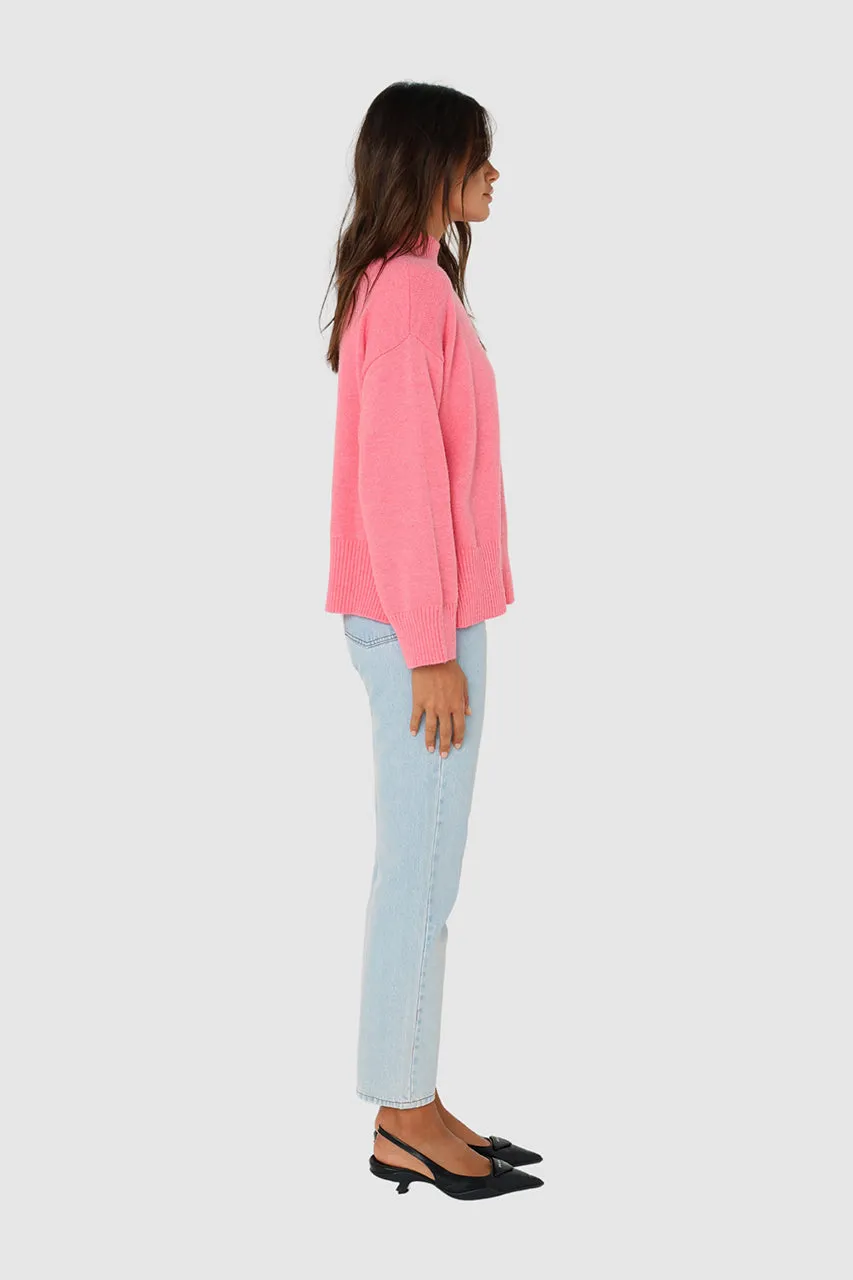 Sabrina Knit Jumper | Pink