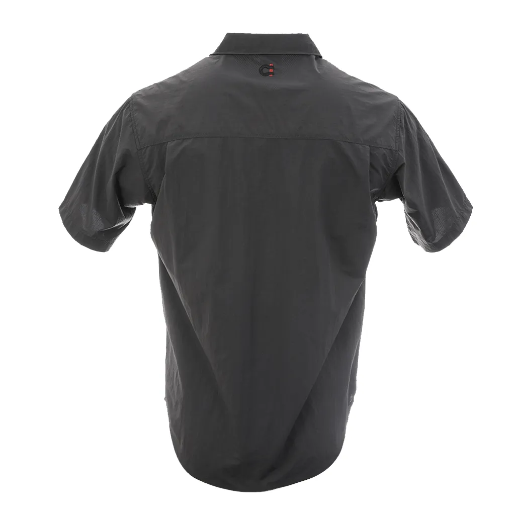 Snatch Short Sleeve Work Shirt Black - SM4001BK