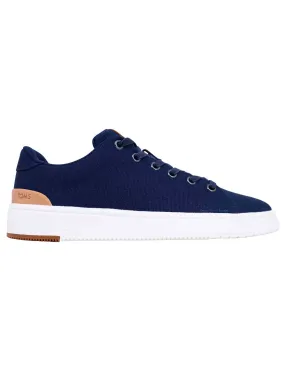 Sneakers uomo in tessuto blu