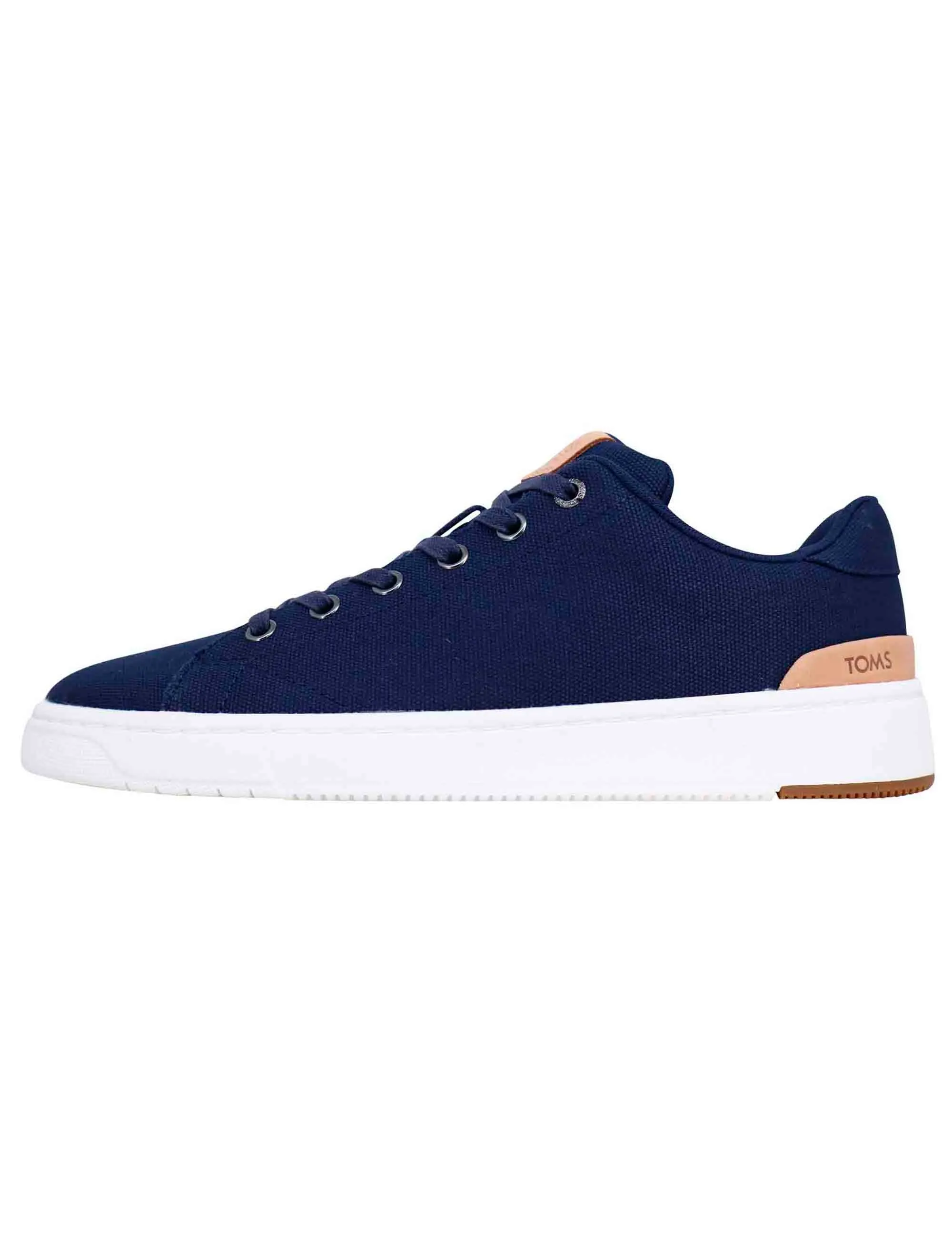 Sneakers uomo in tessuto blu