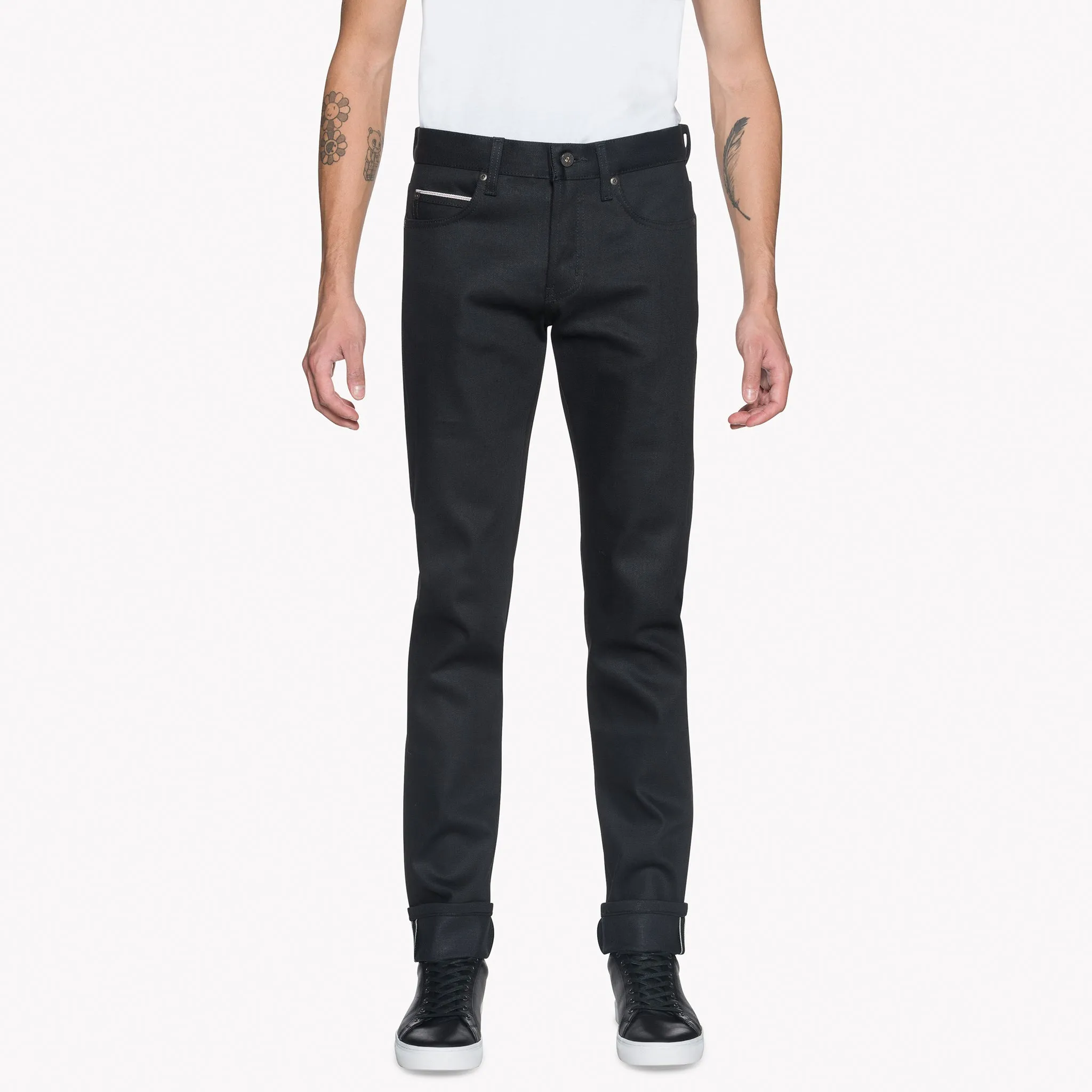 Super Guy - Black Cobra Stretch Selvedge