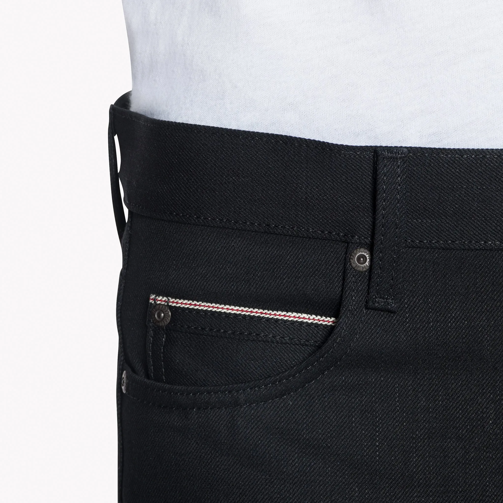 Super Guy - Solid Black Selvedge