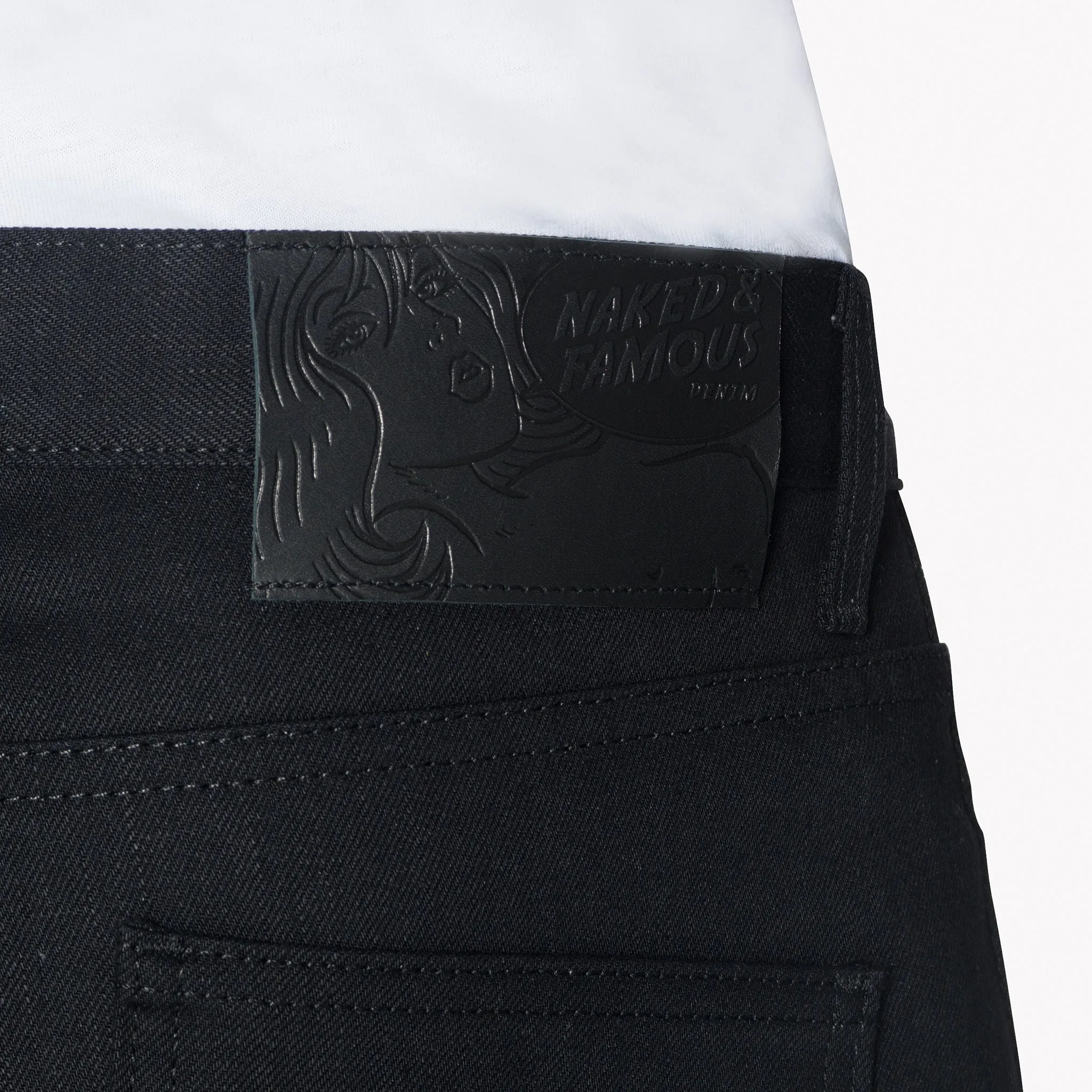 Super Guy - Solid Black Selvedge