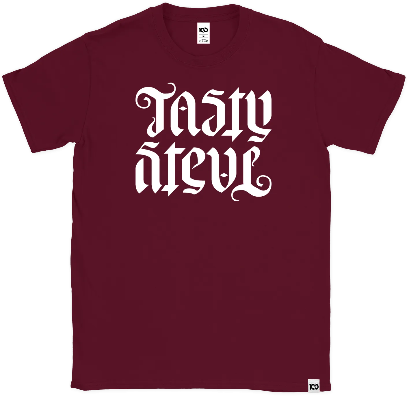 TASTY STEVE 'Ambigram' t-shirt - Maroon