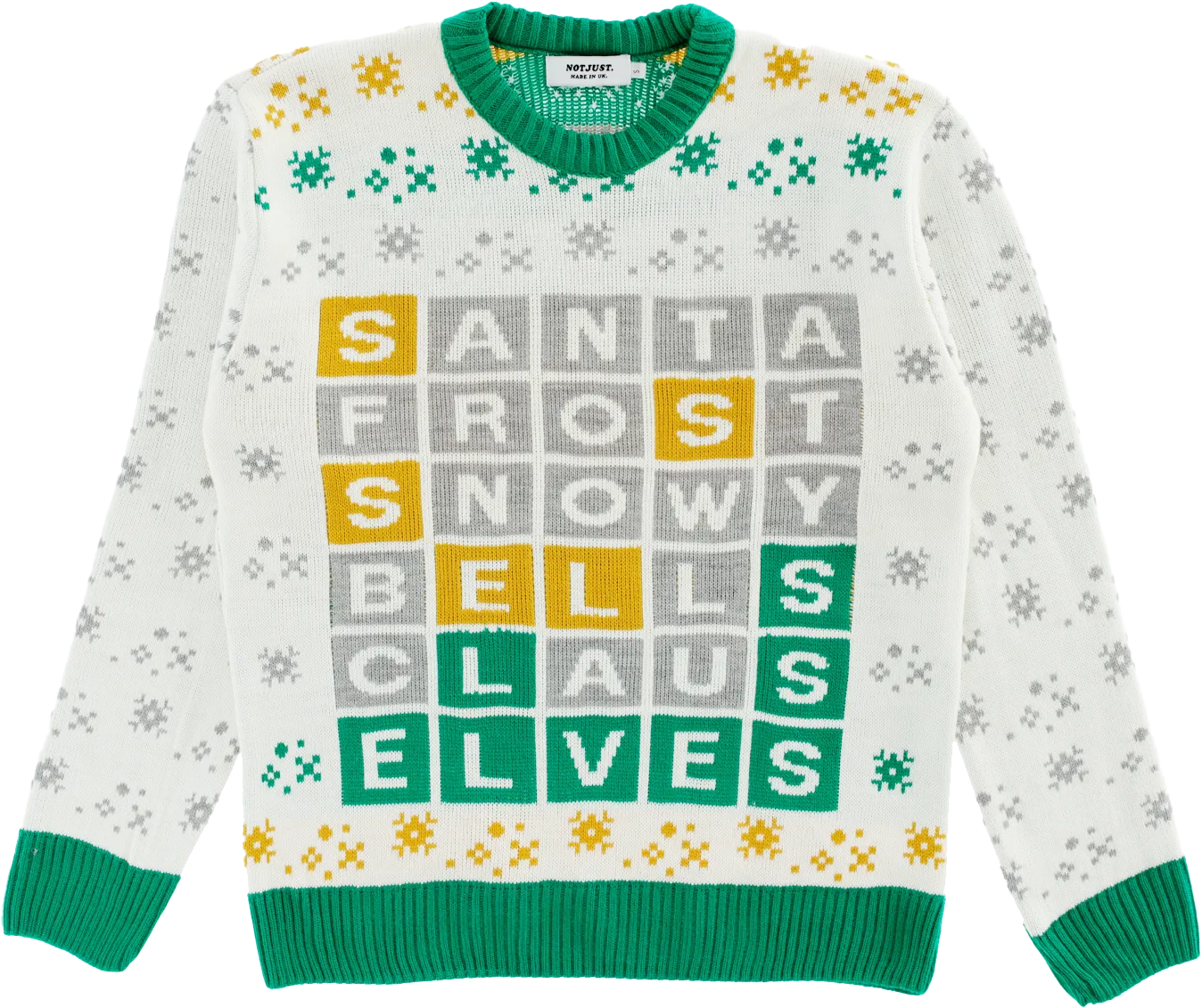 The WORDLE Puzzle Knitted Christmas Jumper