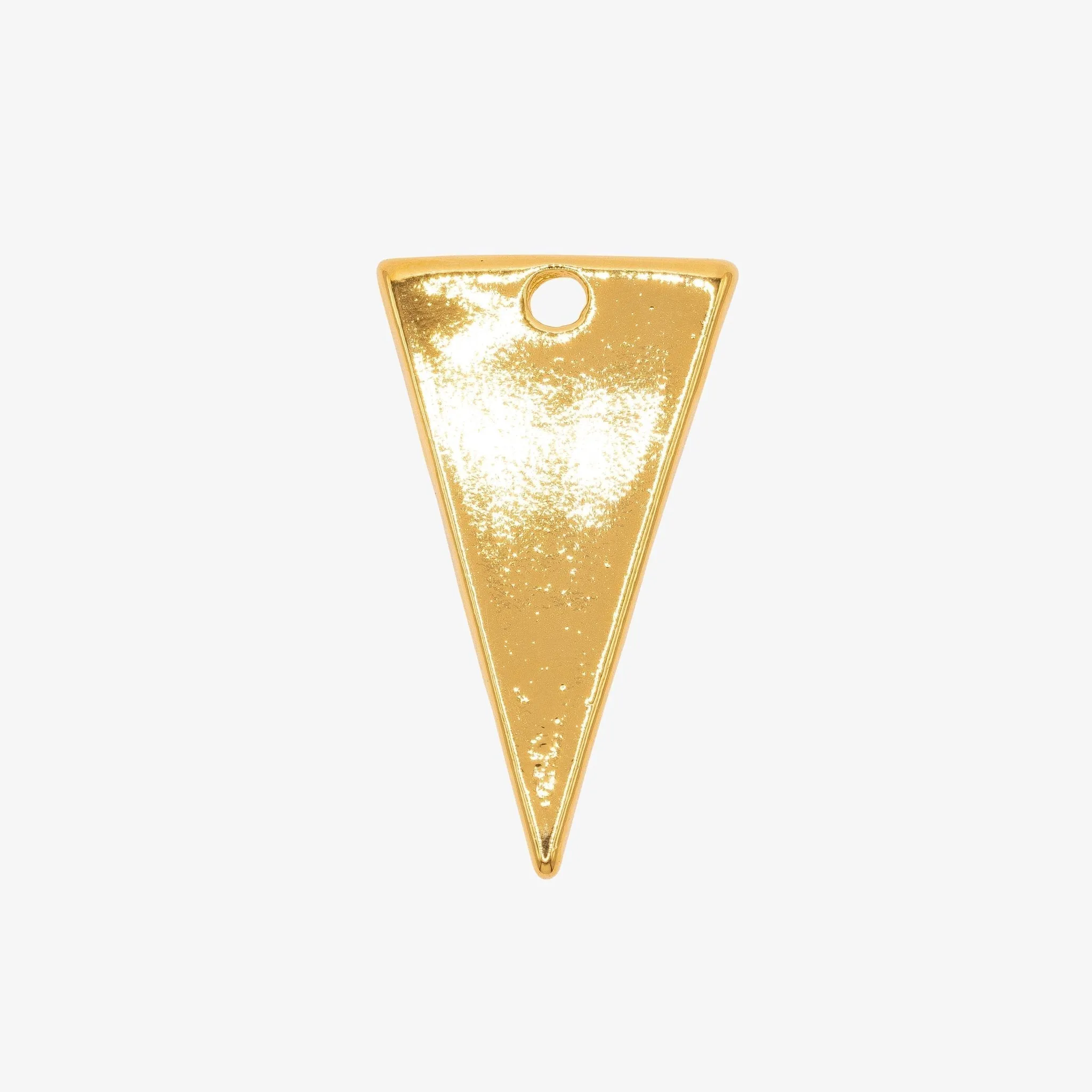 Triangle Wholesale Charm 14K Gold, Solid 14K Gold, G194