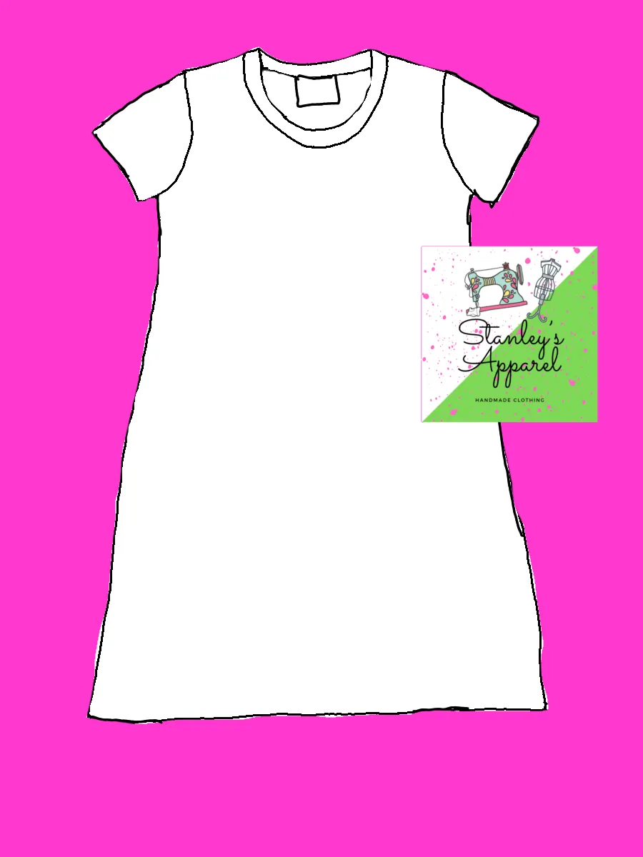 tshirt dress - Christmas in stock