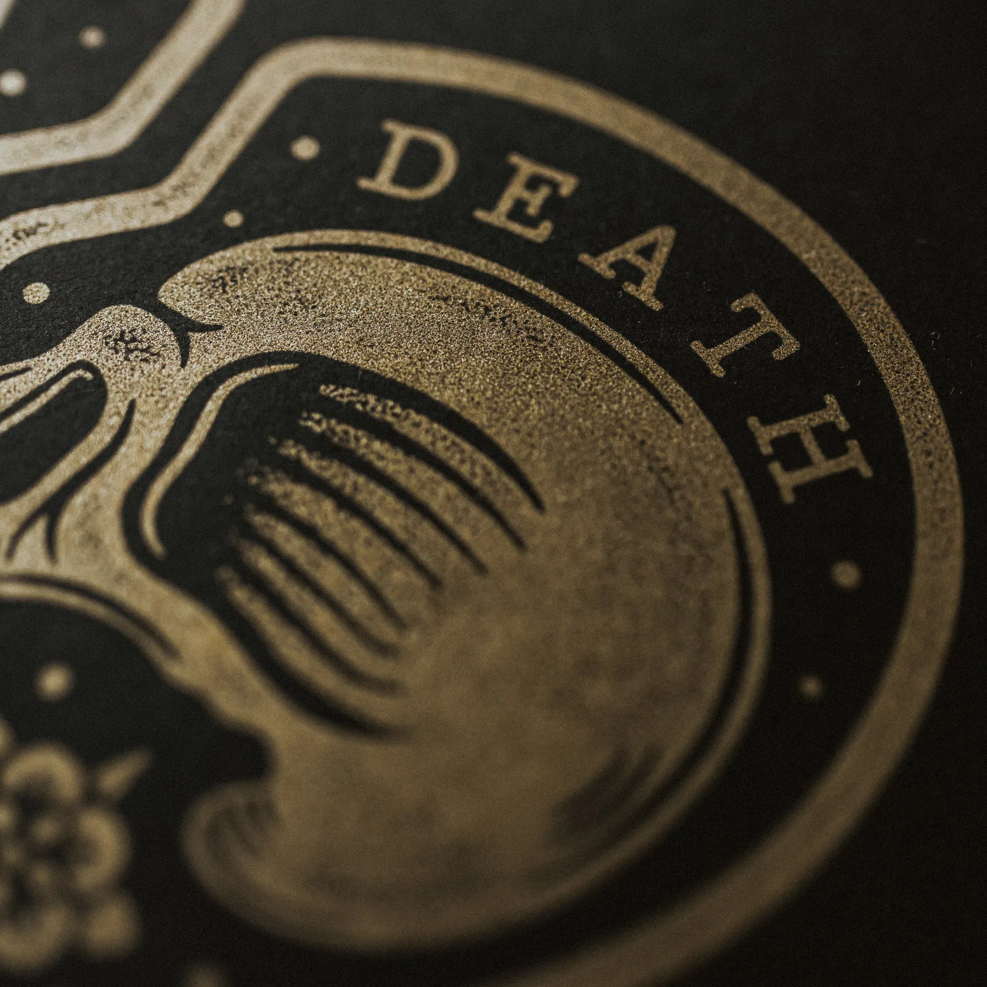 UNTIL DEATH - SQUARE SCREEN PRINT