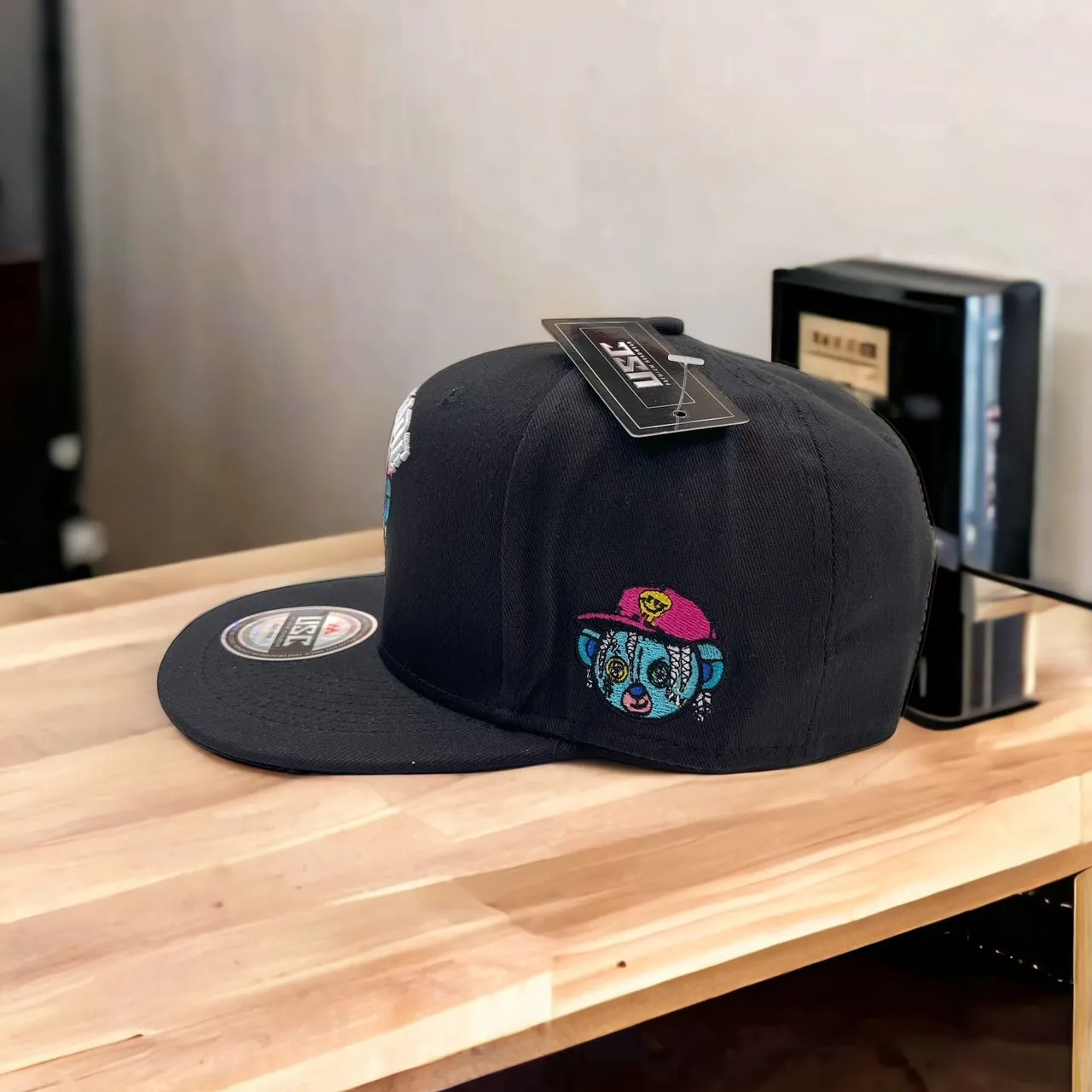 US Cotton Selfmade Snapback Hat (Black) / 2 for $15