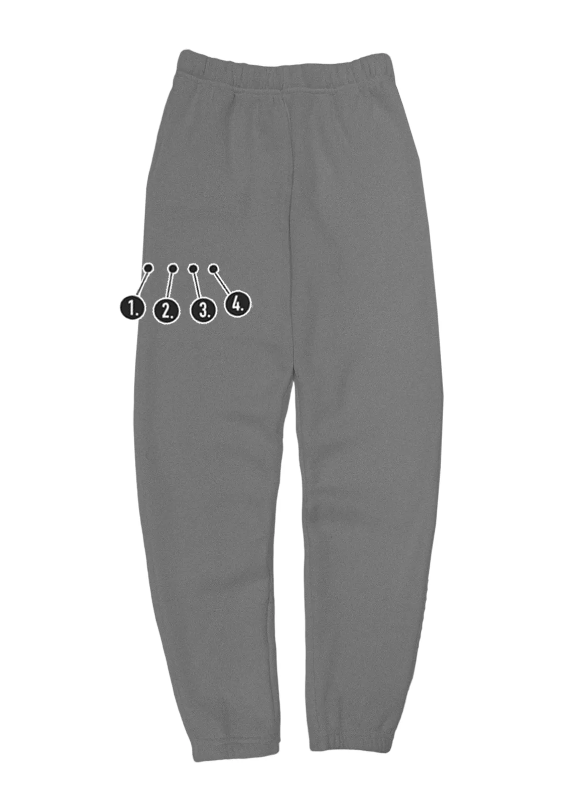 V-Day 4 Mini Horizontal Thigh Women's Sweatpants