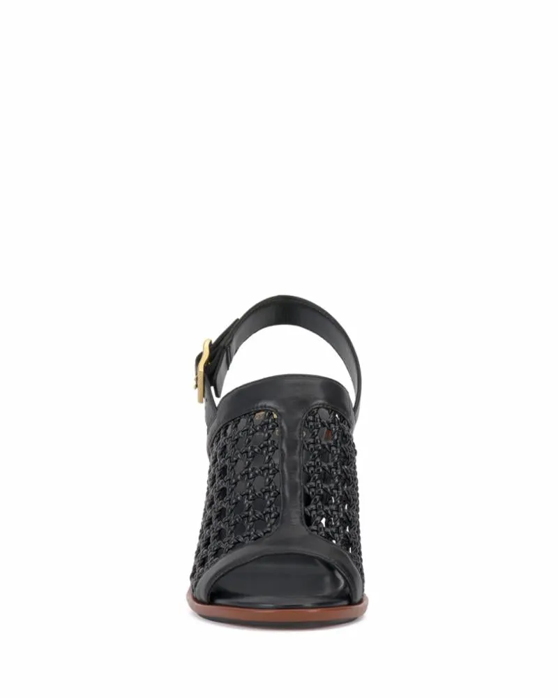 Vince Camuto FINDRI BLACK/SMALL PU WOVEN BURNISHED