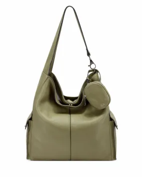 Vince Camuto Handbag COEN SHOULDER CRISP KHAKI/MADISON NAP/SMTHNY