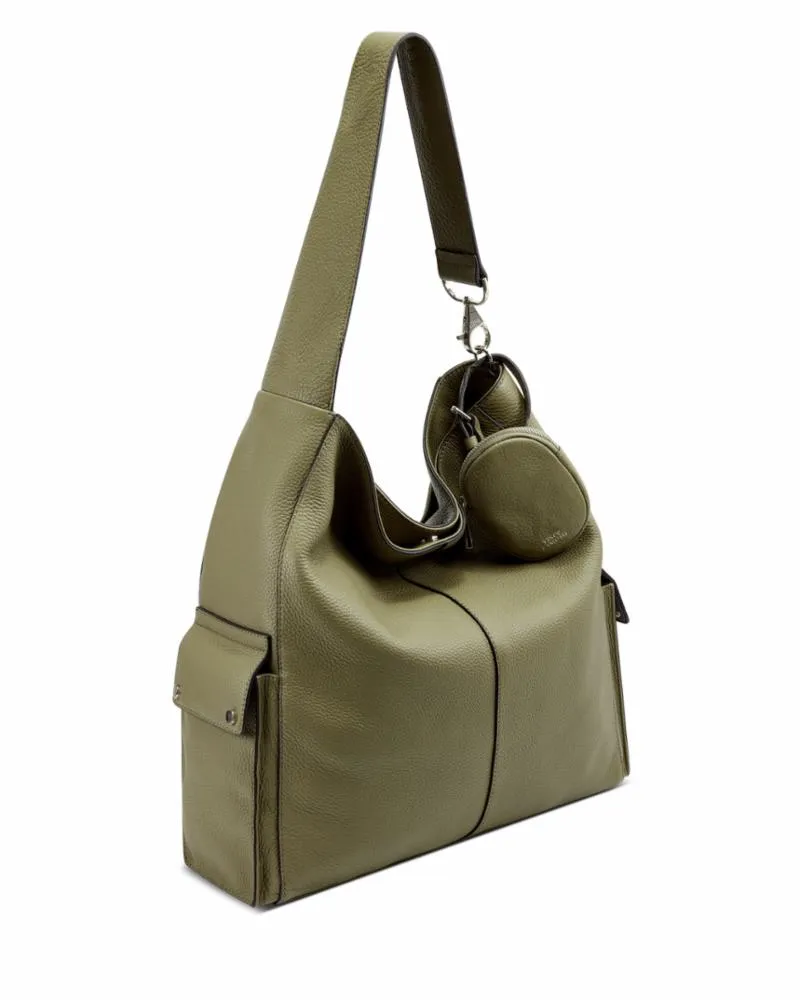 Vince Camuto Handbag COEN SHOULDER CRISP KHAKI/MADISON NAP/SMTHNY