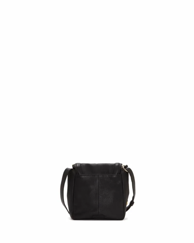 Vince Camuto Handbag LENKA LGCROSSBDY BLACK/ISLA PEBBLE