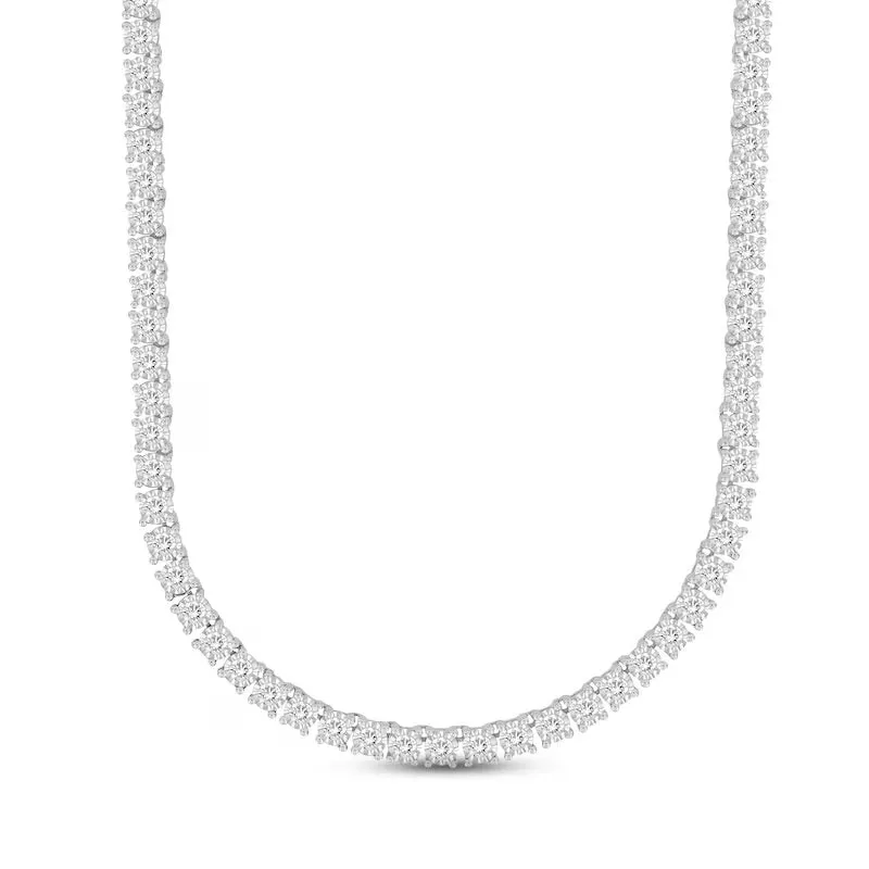 White Gold Diamond Tennis Chain