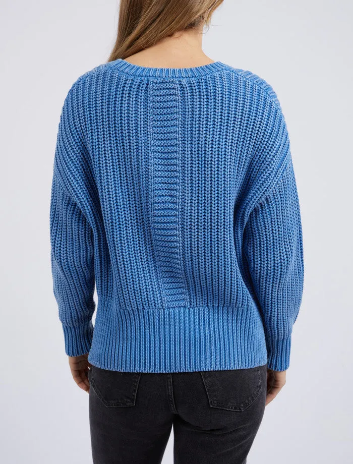 Winnie Knit Crew (Duke Blue)