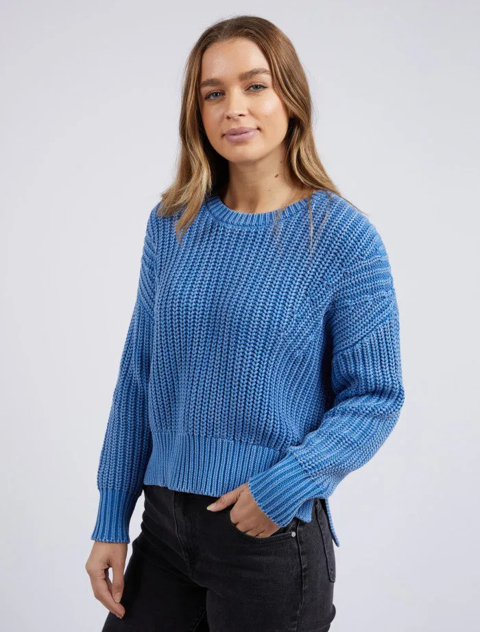 Winnie Knit Crew (Duke Blue)