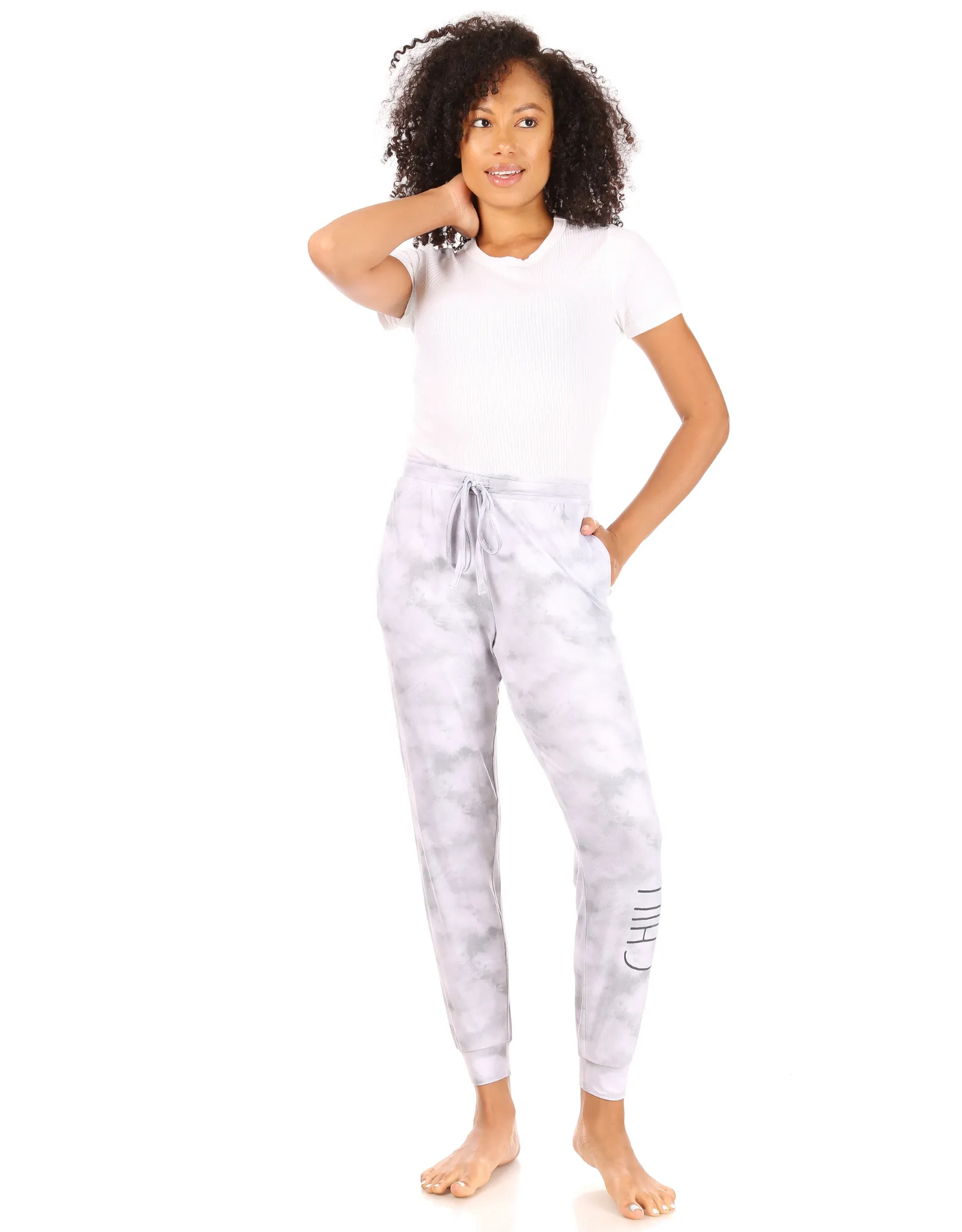 Women's "CHILL" Drawstring Pajama Joggers